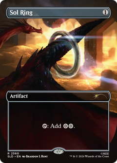 Sol Ring (2560) (Borderless) (SLD) - Foil