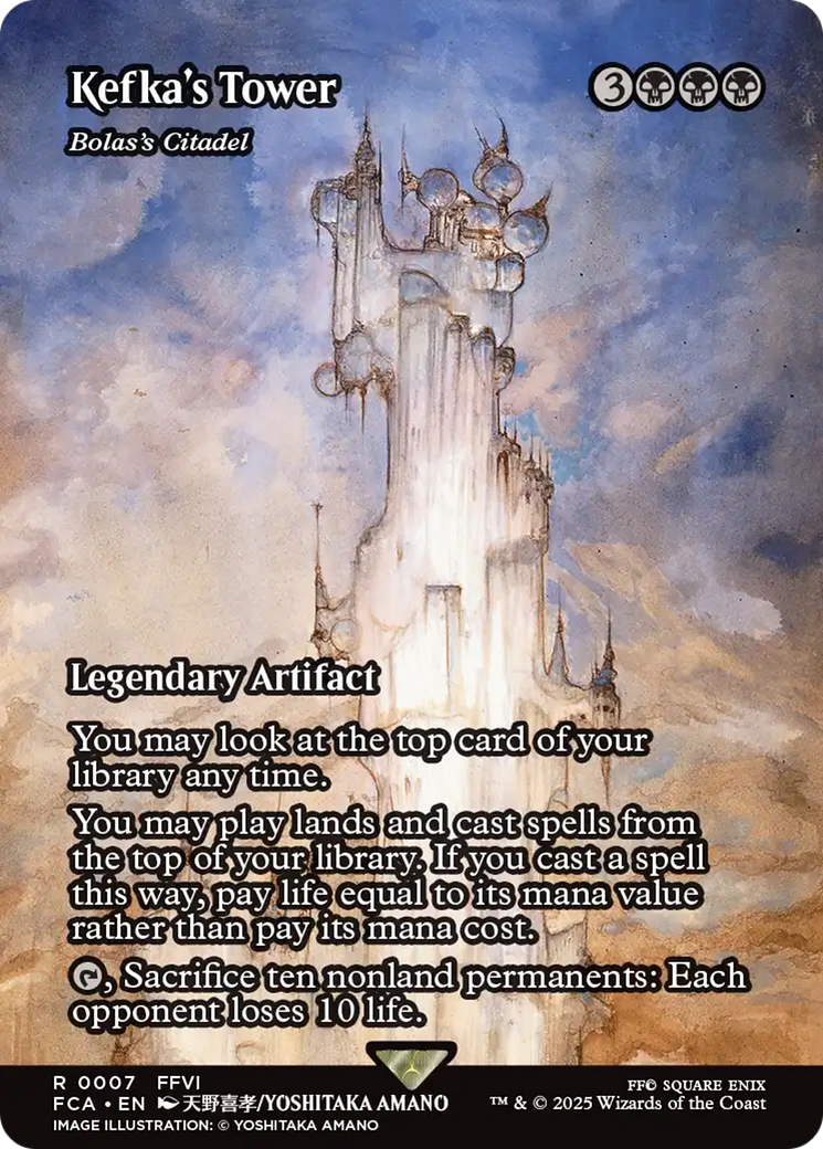 Kefka's Tower [Bolas's Citadel] (0007) (Showcase) - Foil