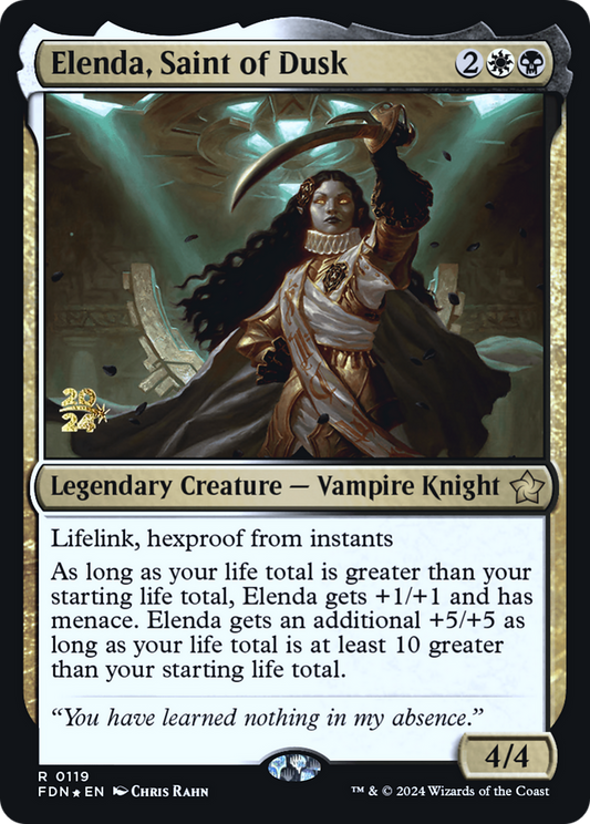 Elenda, Saint of Dusk (0119) (Prerelease) - Foil