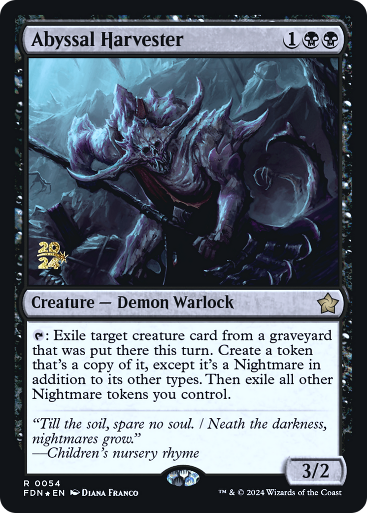 Abyssal Harvester (0054) (Prerelease) - Foil
