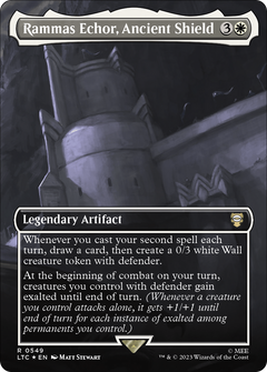 Rammas Echor, Ancient Shield (0549) (Borderless) - Surge Foil