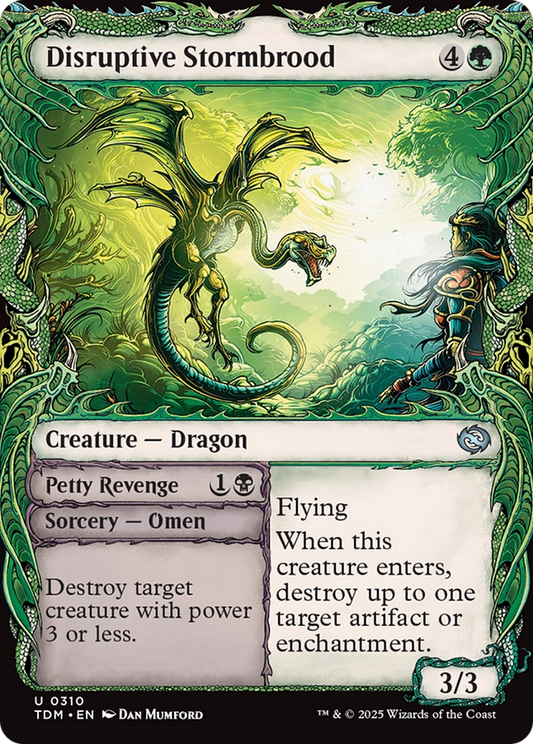 Disruptive Stormbrood // Petty Revenge (0310) (Showcase) - Foil