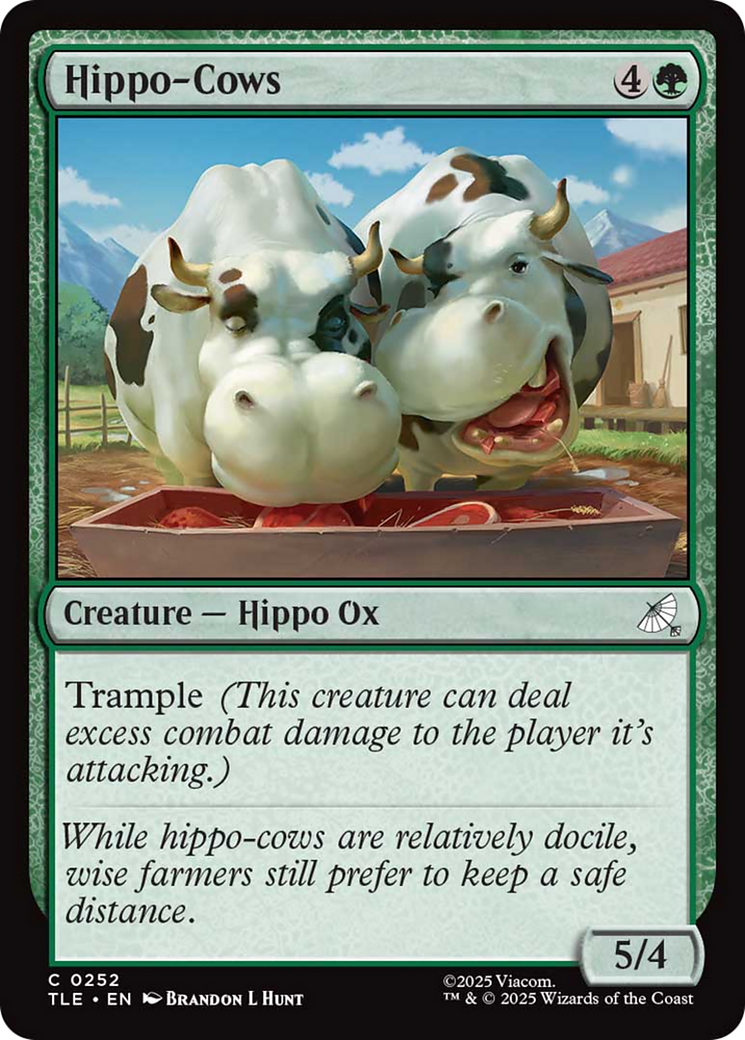 Hippo-Cows - Foil tle