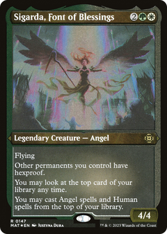 Sigarda, Font of Blessings (0147) - Foil Etched