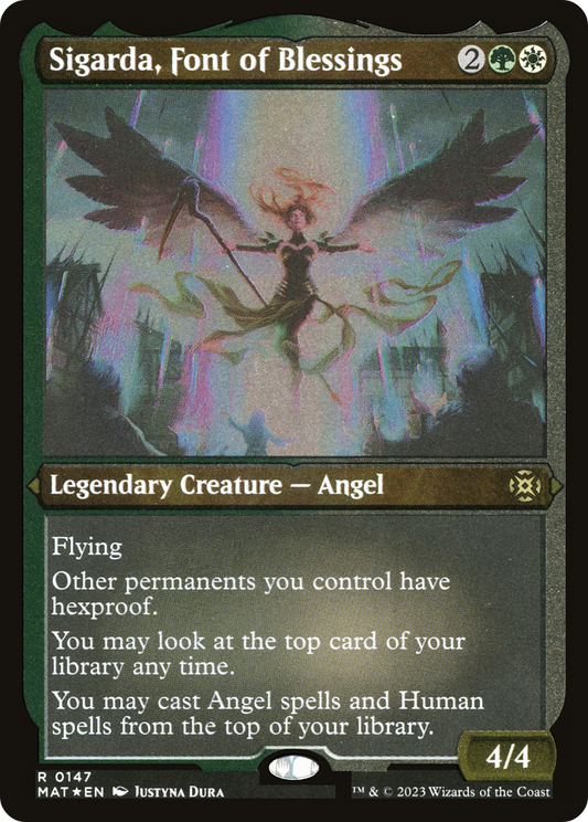 Sigarda, Font of Blessings (0147) - Foil Etched