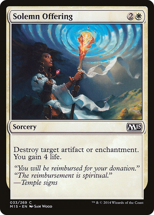 Solemn Offering - Foil