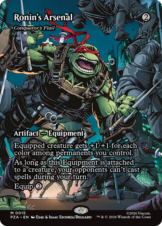 Ronin's Arsenal [Conqueror's Flail] (0015) (Borderless) (PZA)
