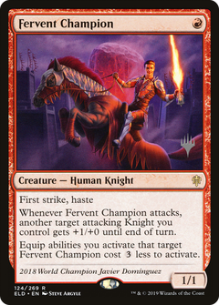 Fervent Champion (124) (Promo Pack) - Foil