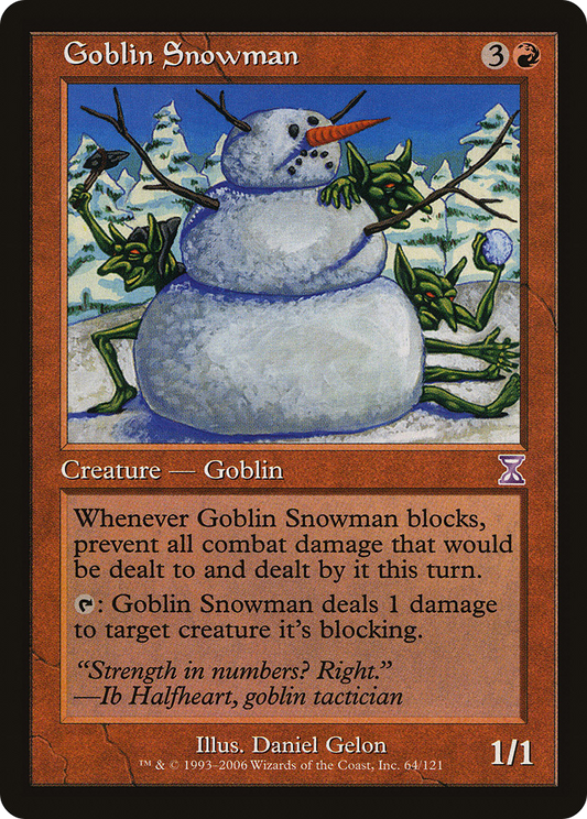 Goblin Snowman - Foil