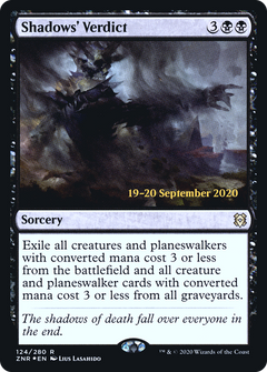 Shadows' Verdict (124) (Prerelease) - Foil