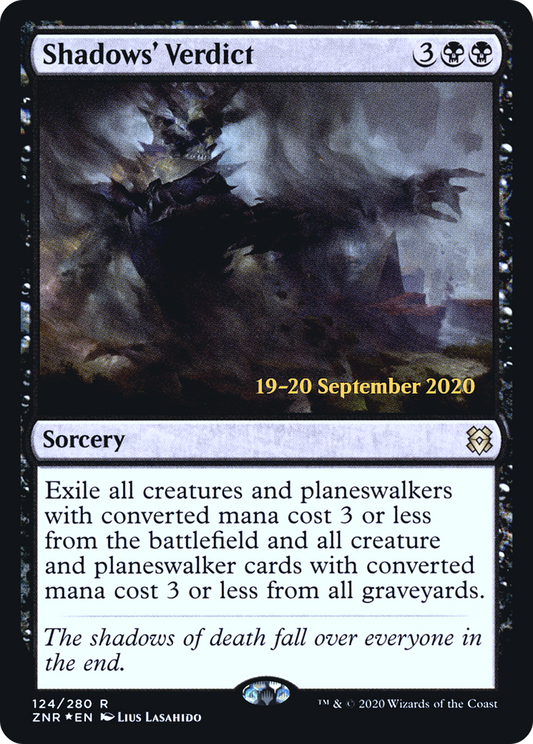 Shadows' Verdict (124) (Prerelease) - Foil