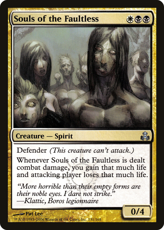 Souls of the Faultless - Foil