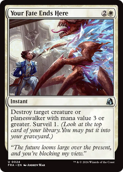Your Fate Ends Here (FRA) - Foil