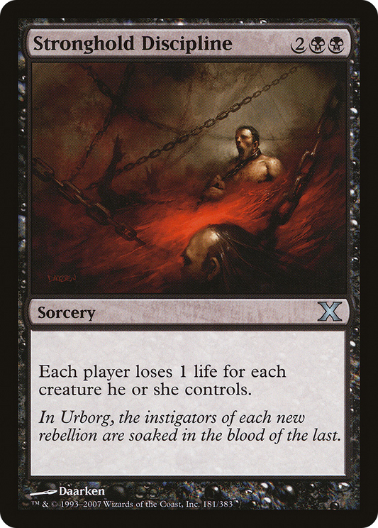 Stronghold Discipline - Foil