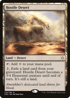 Hostile Desert - Foil