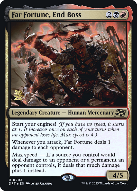 Far Fortune, End Boss (0203) (Prerelease) - Foil