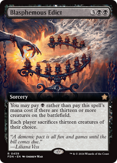 Blasphemous Edict (0459) (Extended Art) - Foil
