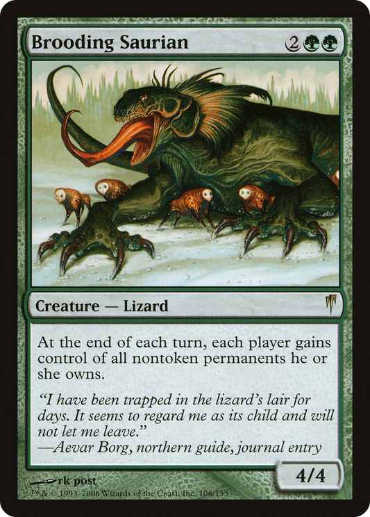 Brooding Saurian - Foil