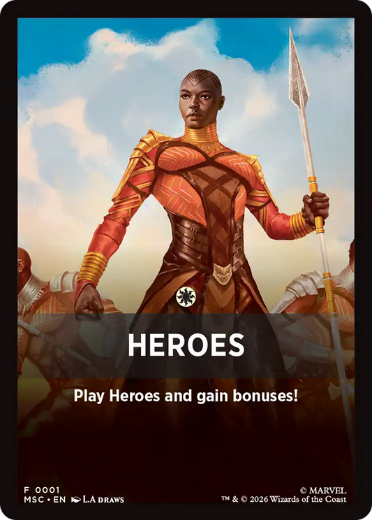 Heroes (0001) (Theme Card) (FMSC)
