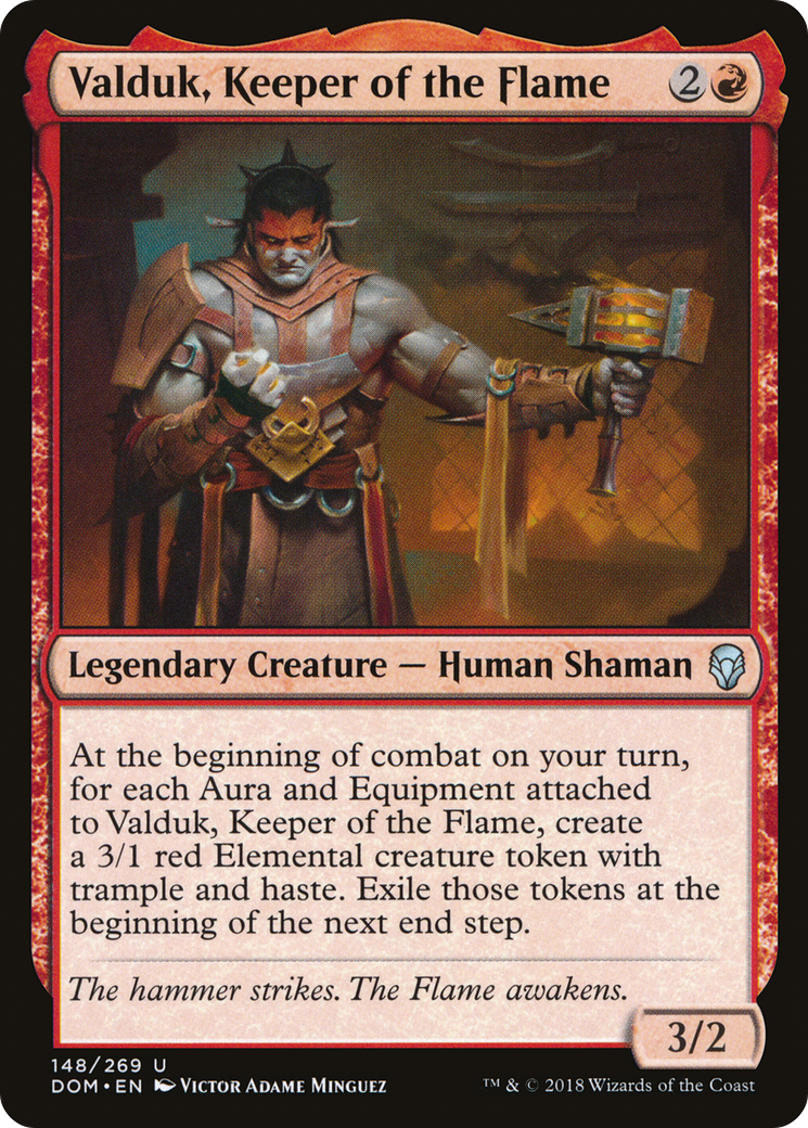 Valduk, Keeper of the Flame - Foil