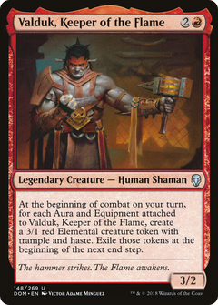 Valduk, Keeper of the Flame - Foil