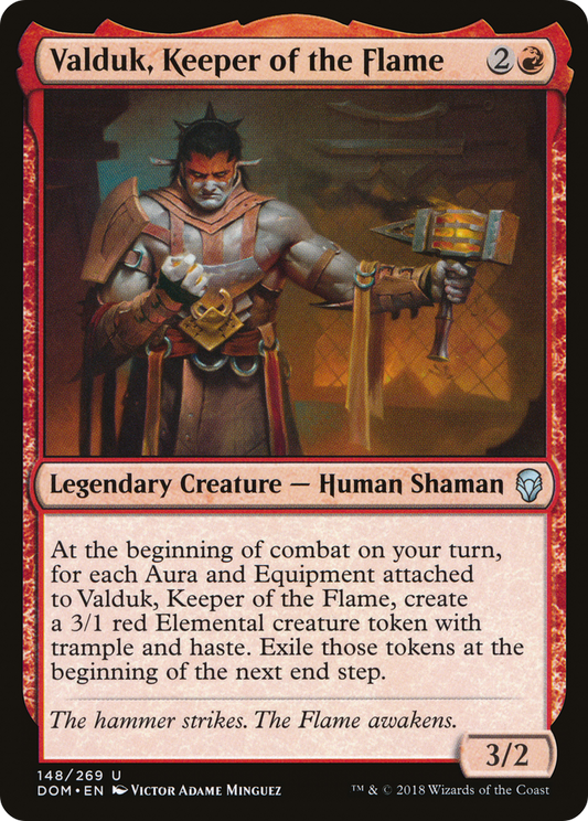 Valduk, Keeper of the Flame - Foil