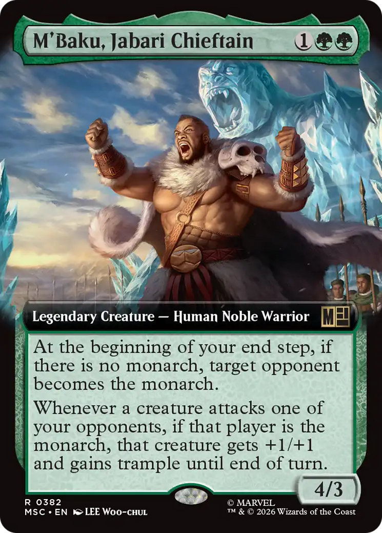 M'Baku, Jabari Chieftain (0382) (Extended Art) (MSC)
