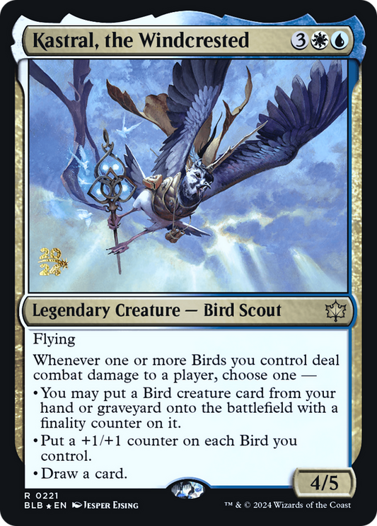 Kastral, the Windcrested (0221) (Prerelease) - Foil