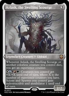 Azlask, the Swelling Scourge (0017) - Foil Etched