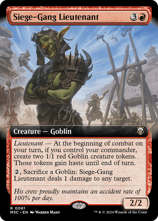 Siege-Gang Lieutenant (0061) (Extended Art)