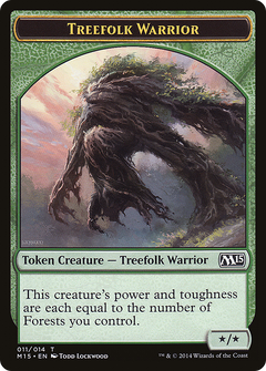 Treefolk Warrior Token (011)