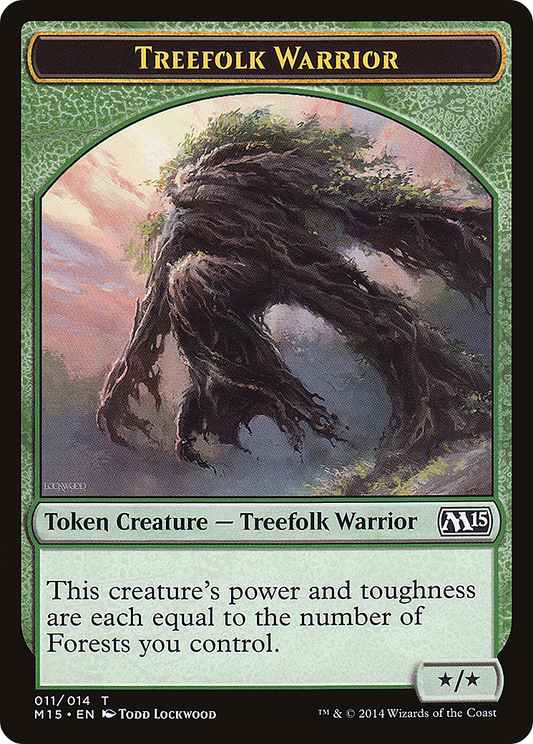 Treefolk Warrior Token (011)