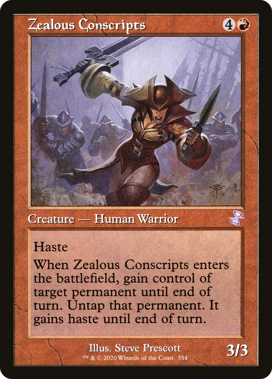 Zealous Conscripts - Foil