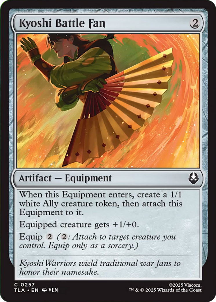 Kyoshi Battle Fan - Foil tla