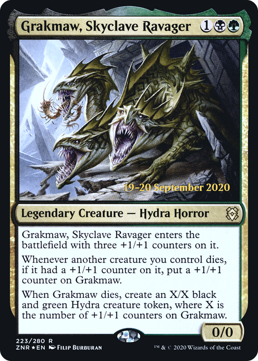 Grakmaw, Skyclave Ravager (223) (Prerelease) - Foil