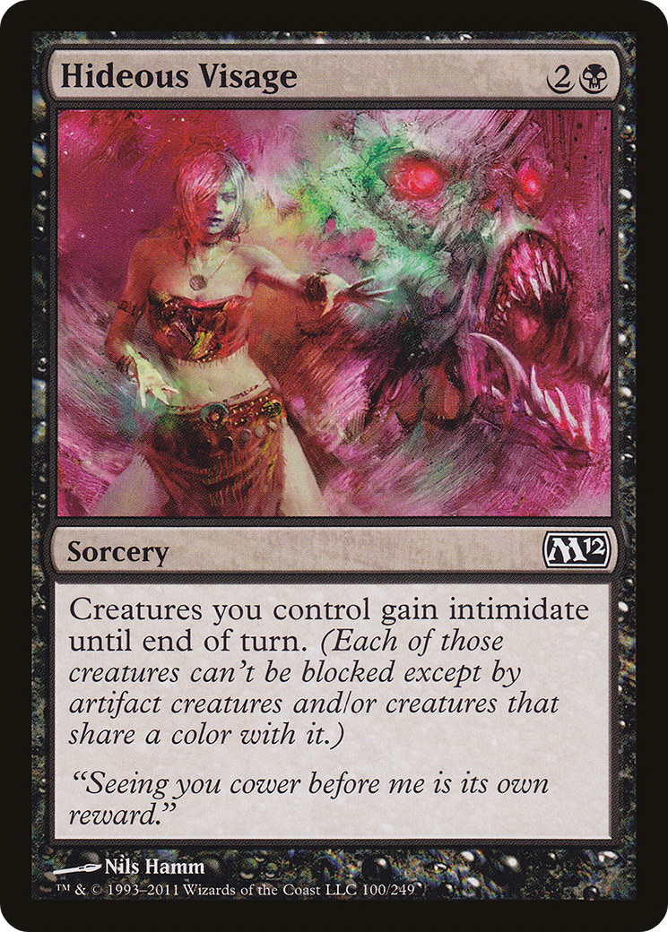 Hideous Visage - Foil