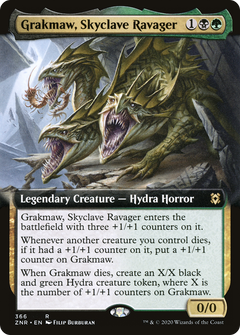 Grakmaw, Skyclave Ravager (366) (Extended Art) - Foil