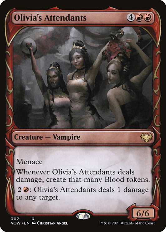 Olivia's Attendants (307) (Showcase) - Foil
