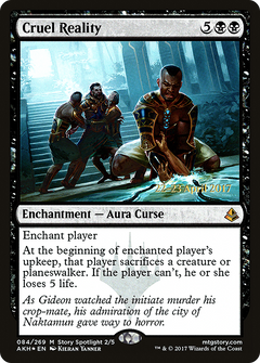 Cruel Reality (084) (Prerelease) - Foil