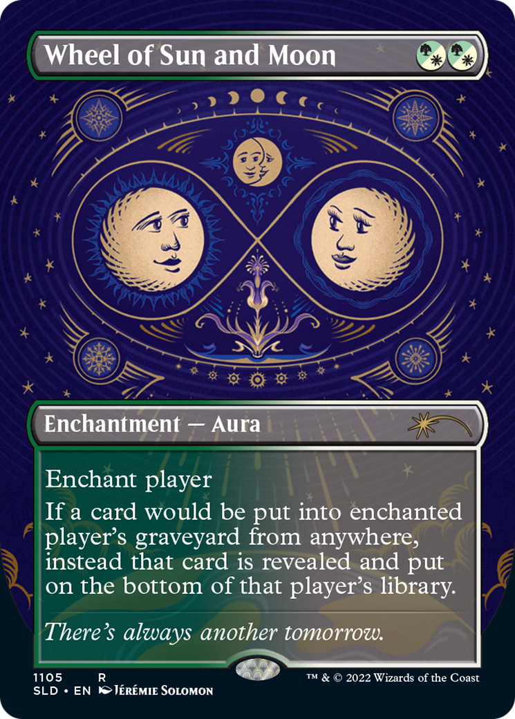 Wheel of Sun and Moon (1105) (Borderless) - Foil