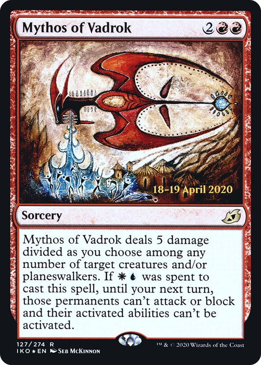Mythos of Vadrok (127) (Prerelease) - Foil