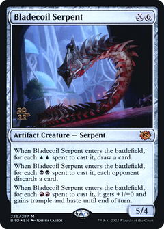 Bladecoil Serpent (229) (Prerelease) - Foil