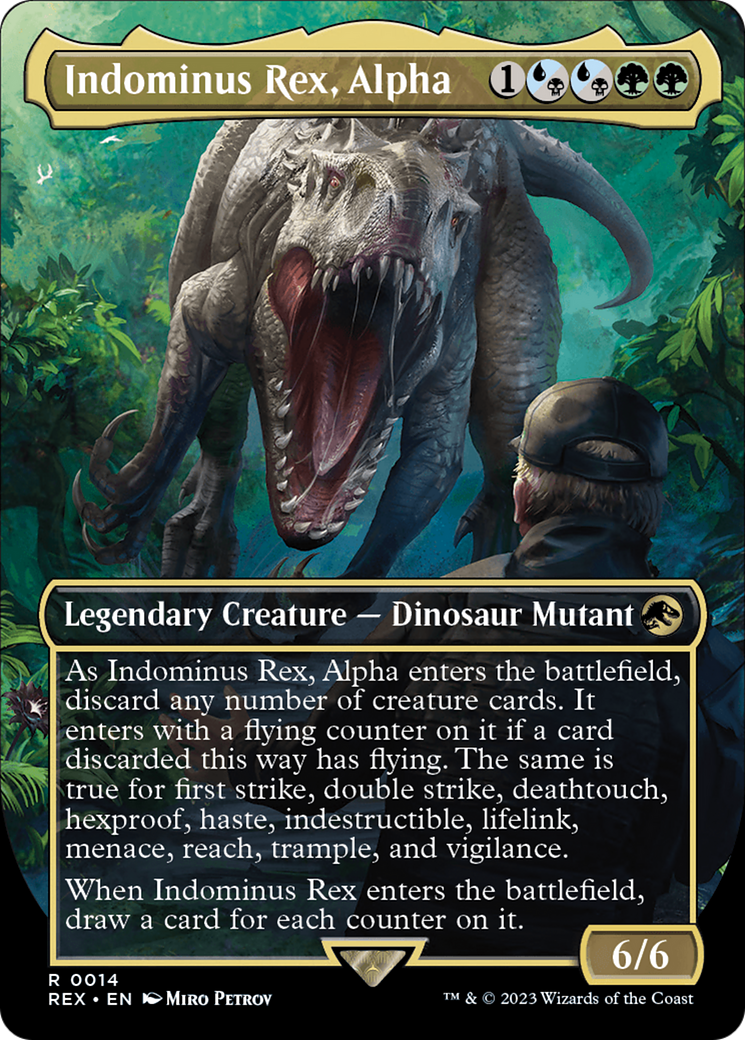 Indominus Rex, Alpha (0014) (Borderless) - Foil