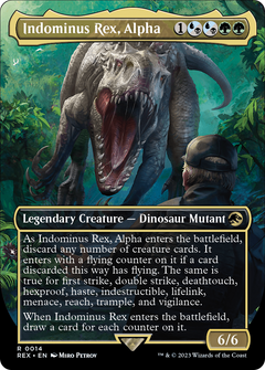 Indominus Rex, Alpha (0014) (Borderless) - Foil