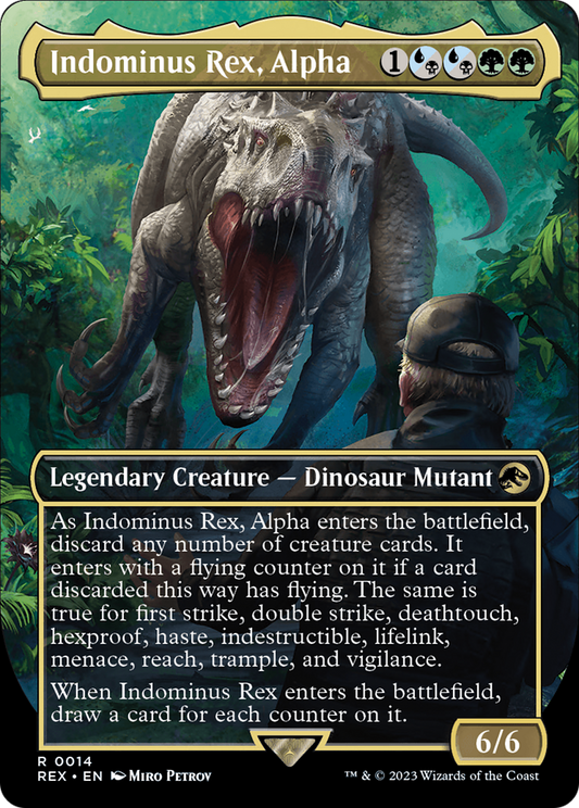 Indominus Rex, Alpha (0014) (Borderless) - Foil