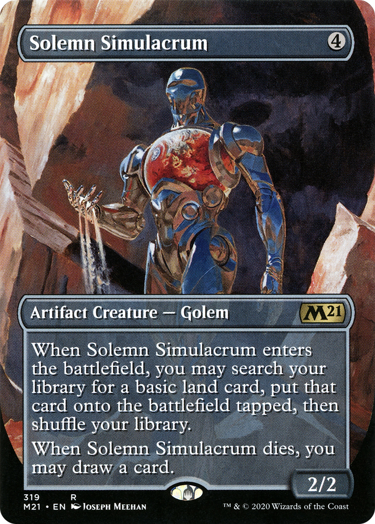 Solemn Simulacrum (319) (Alternate Art)