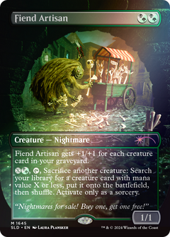 Fiend Artisan (1645) (Borderless) - Rainbow Foil