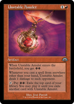 Unstable Amulet (0421) (Retro Frame) - Foil
