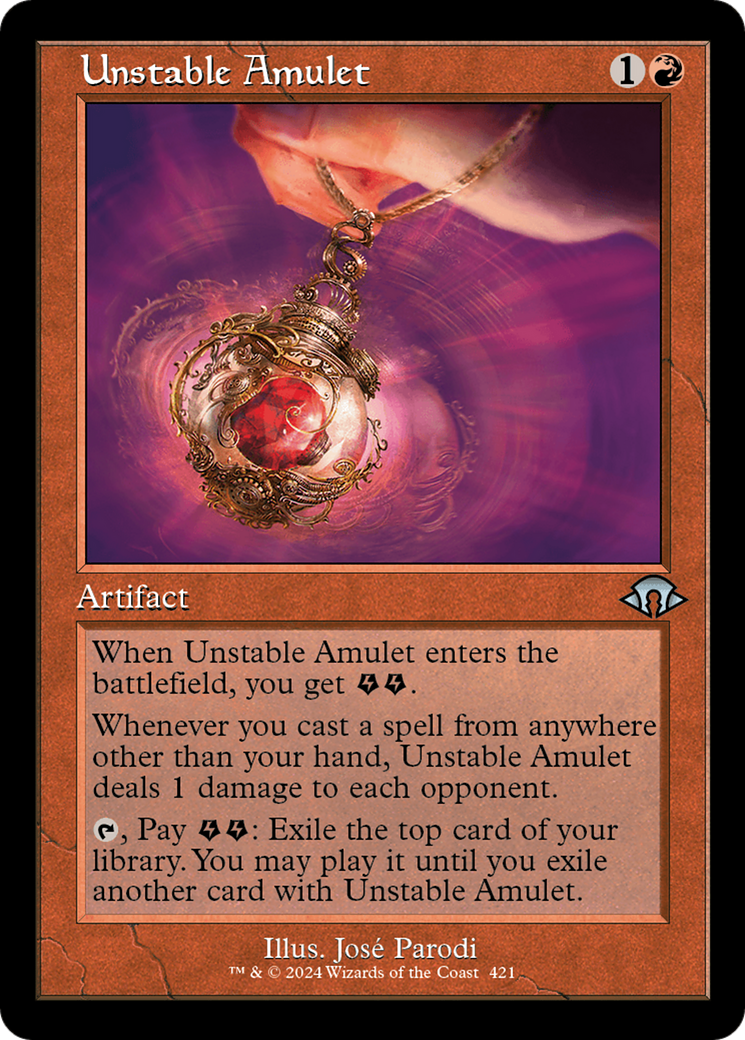 Unstable Amulet (0421) (Retro Frame)