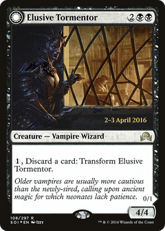 Elusive Tormentor // Insidious Mist (108) (Prerelease) (PSOI) - Foil